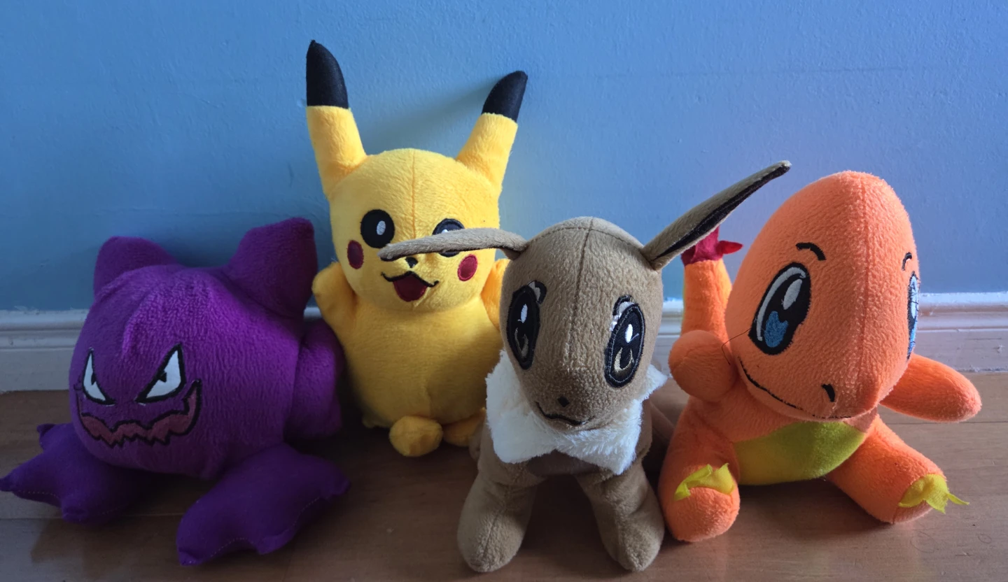 Assorted Pokémon Plush Toys