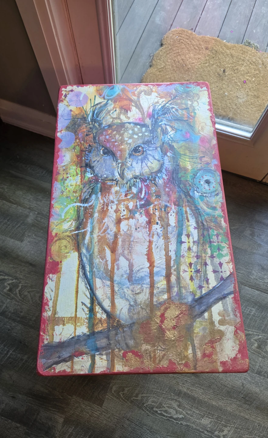 Artistic Owl Side Table - photo 2