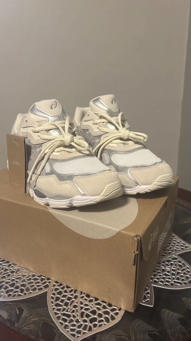 Asics gel NYC Cream/Oyster Grey - photo 4