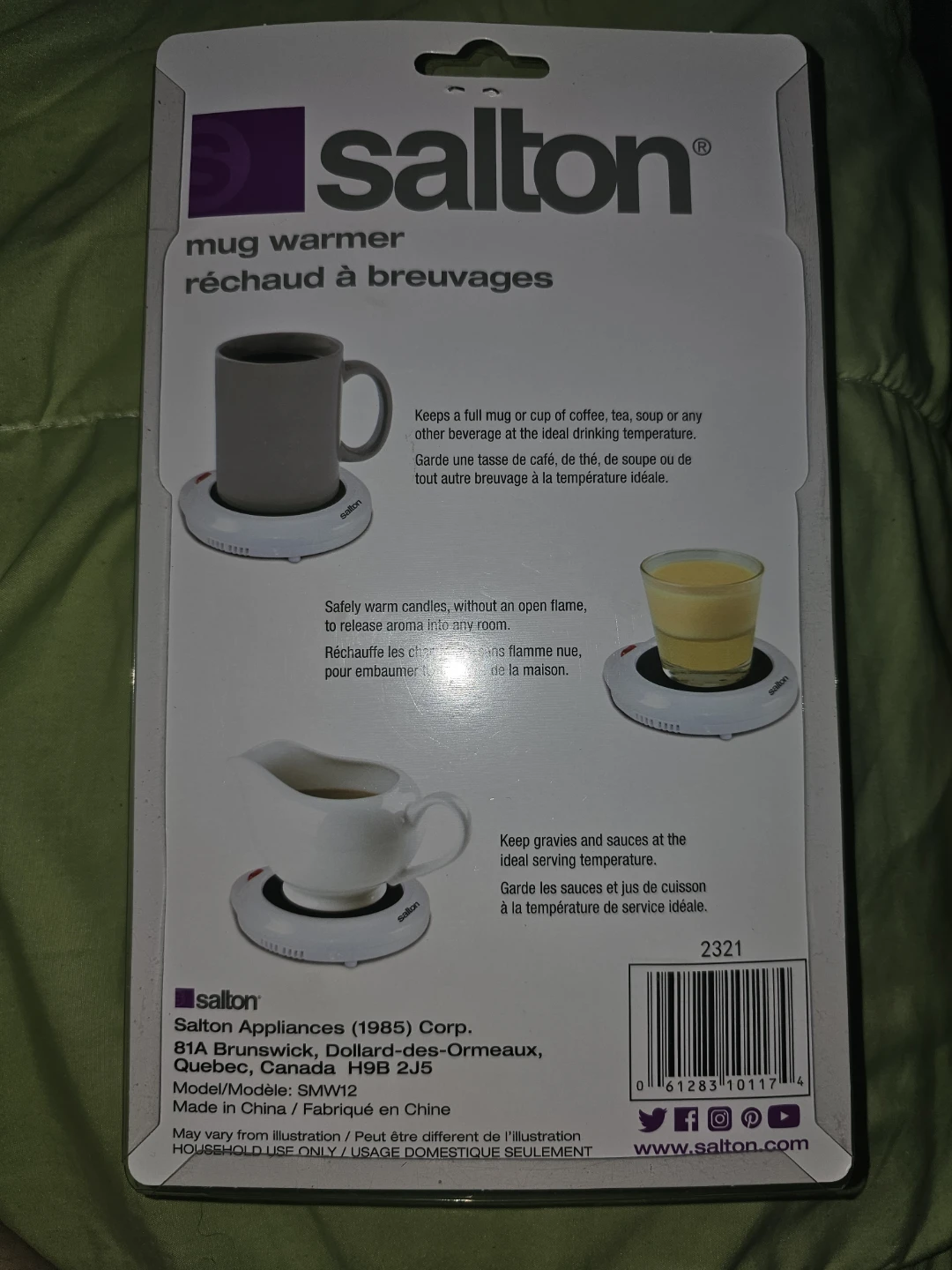 Salton White Mug Warmer - photo 2