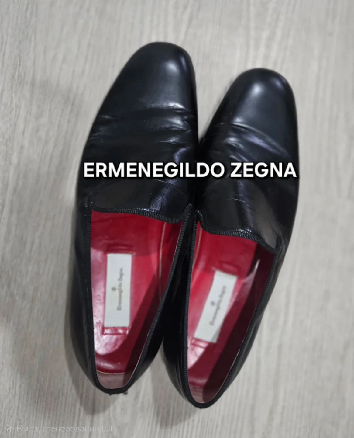 Zegna leather loafers Size M9.5