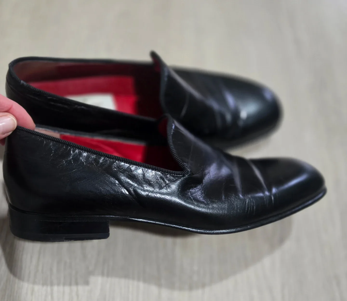 Zegna leather loafers Size M9.5 - photo 3