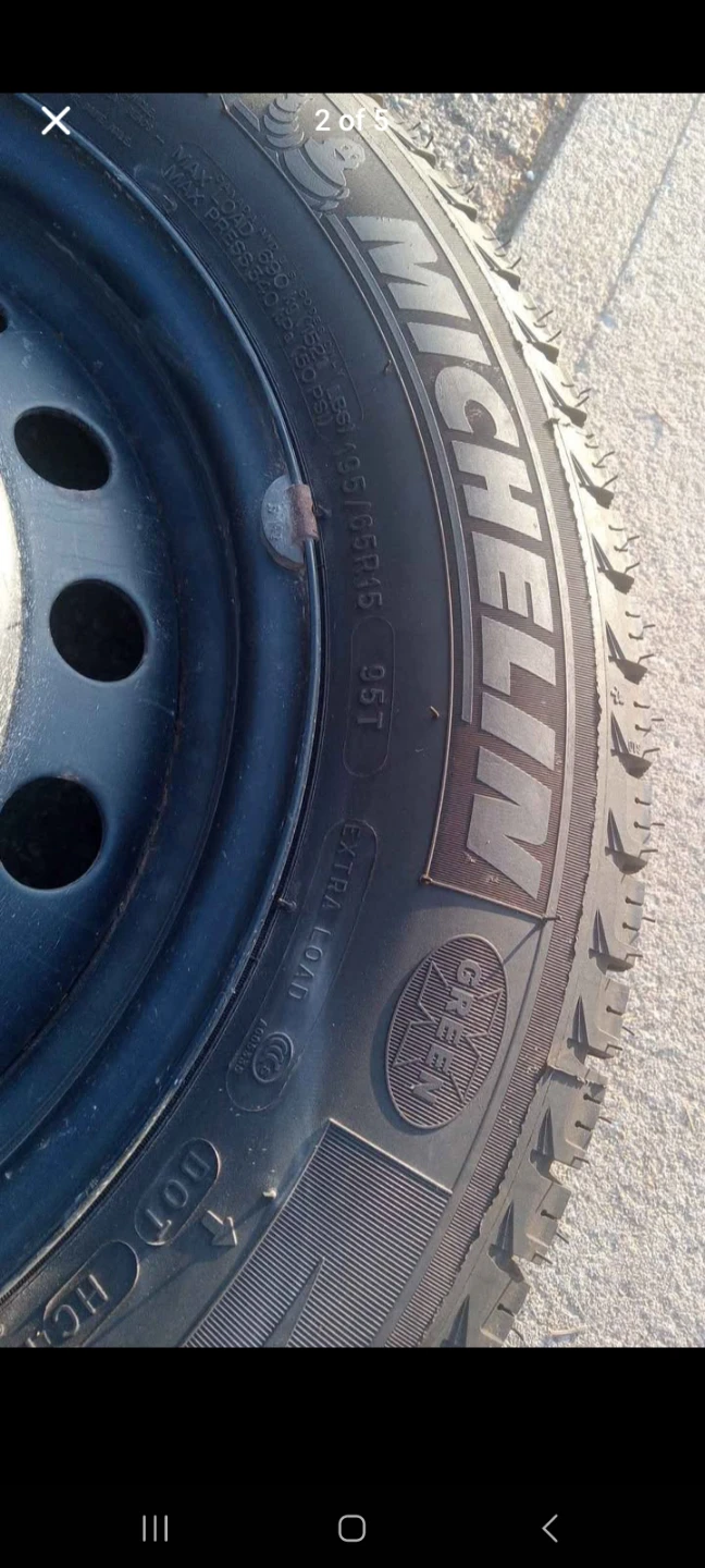 Michelin X-Ice Snow Winter Tires 195/65R15