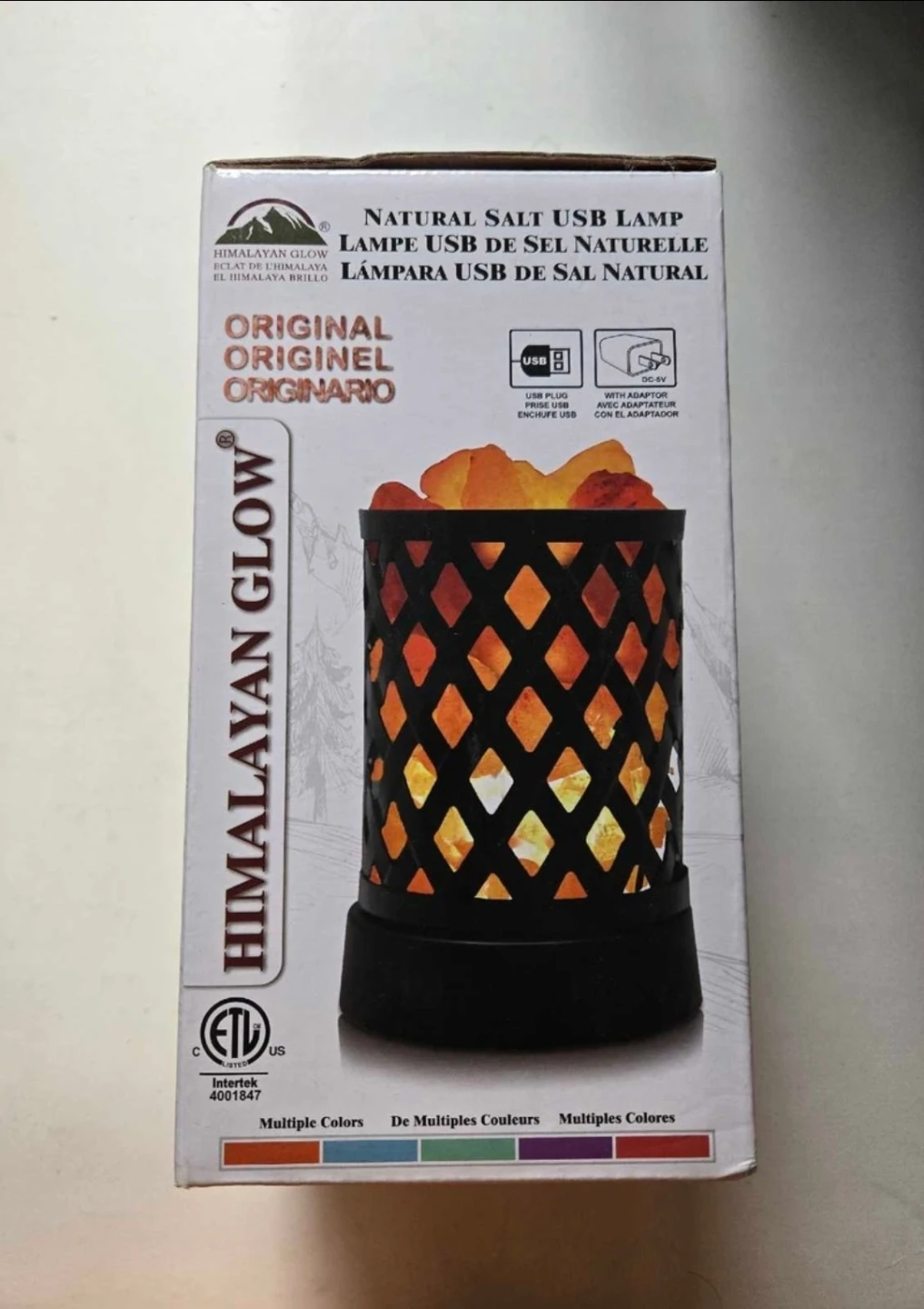 Himalayan Glow Natural Salt USB Lamp (Brand New)