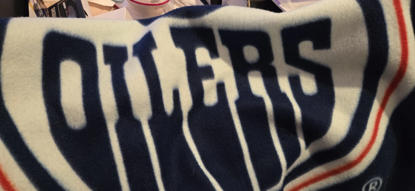 Edmonton Oilers Fleece Blanket