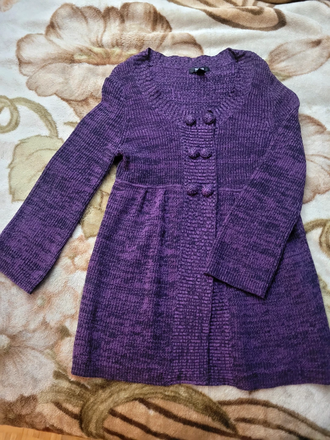 Style & Co Purple Knit Cardigan Sweater - XL🌱🥕