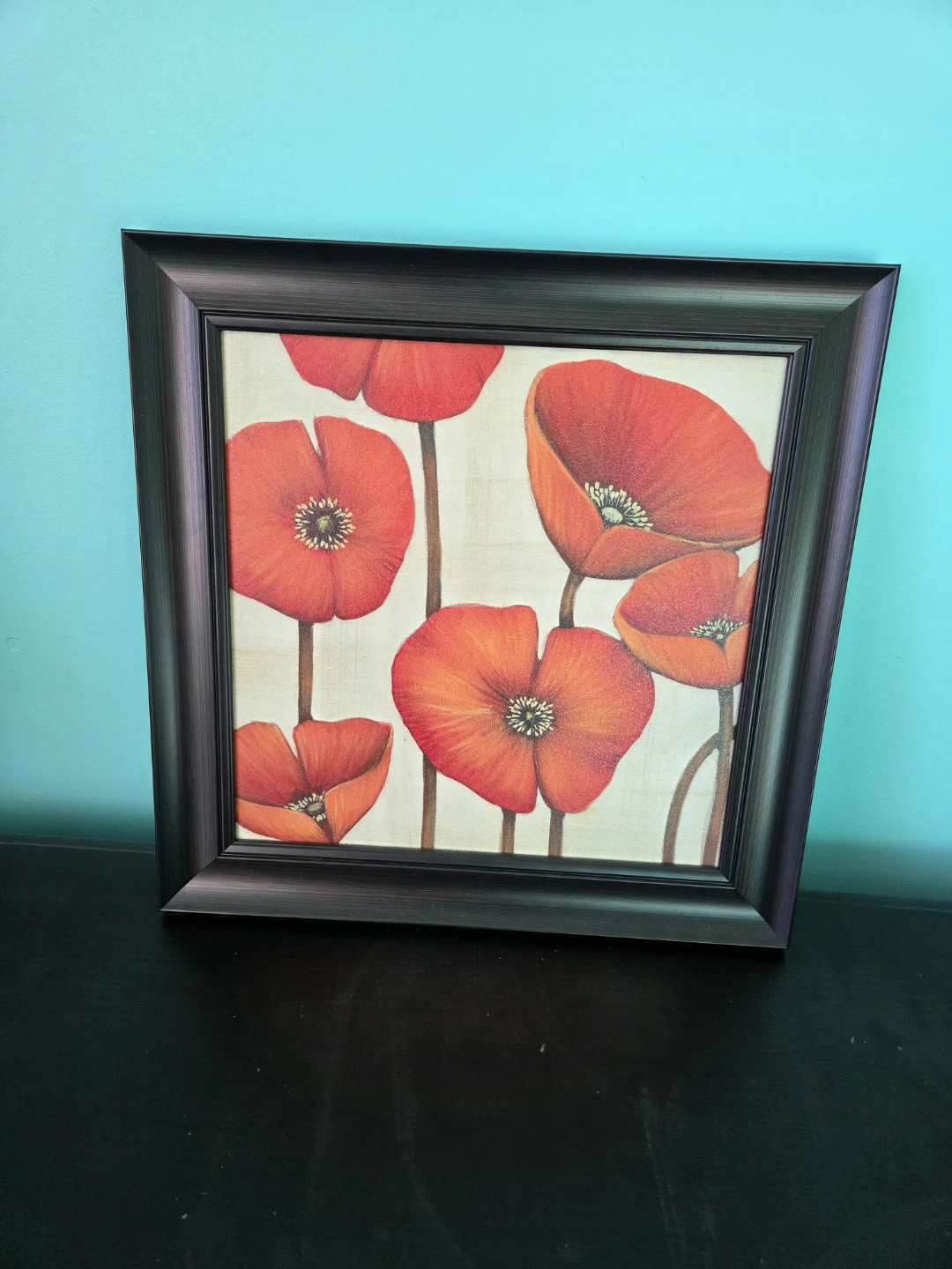 Framed Poppy Print - photo 2