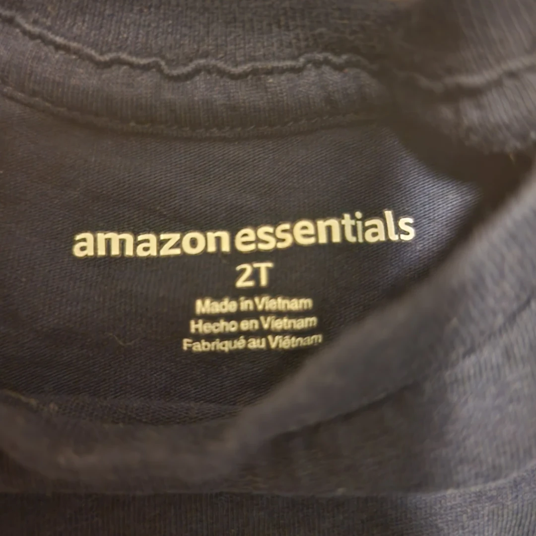 Amazon Essentials Navy Long Sleeve Shirts (2T) - photo 4