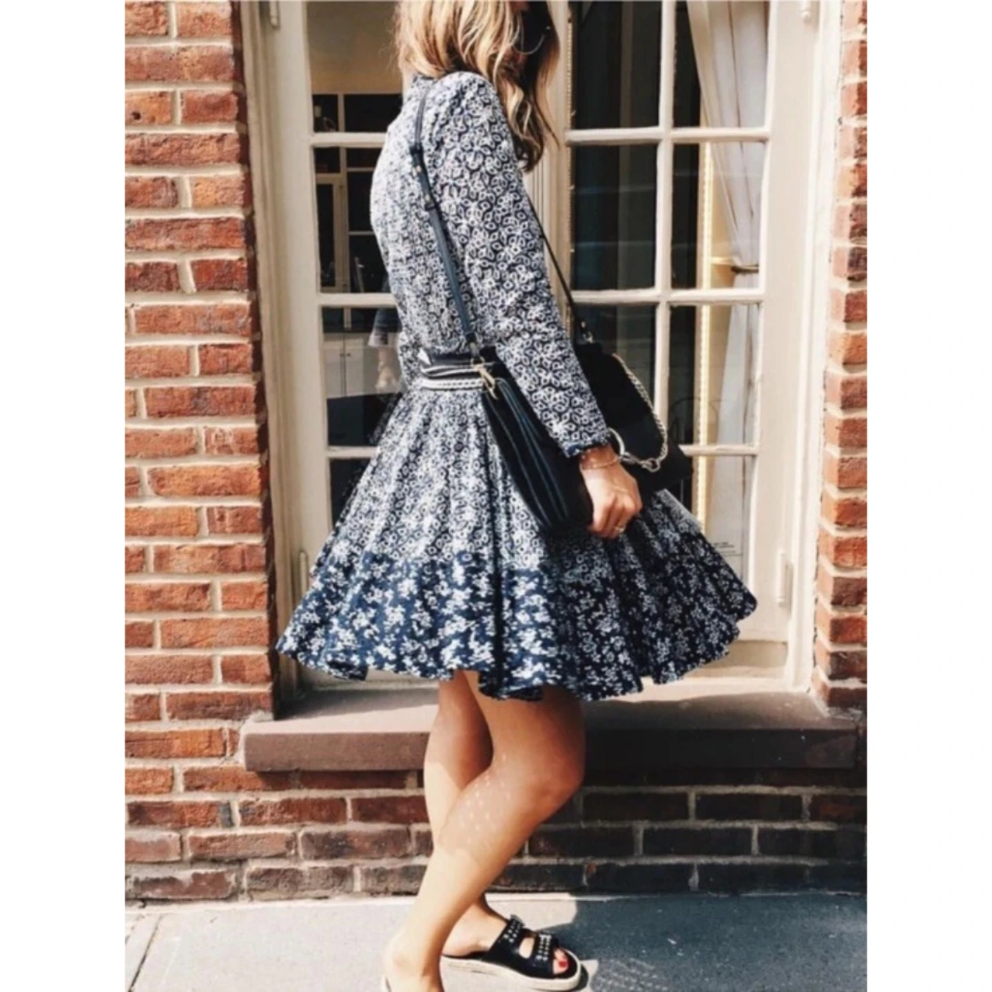 Maje Floral Tea Eyelet Dress - photo 2