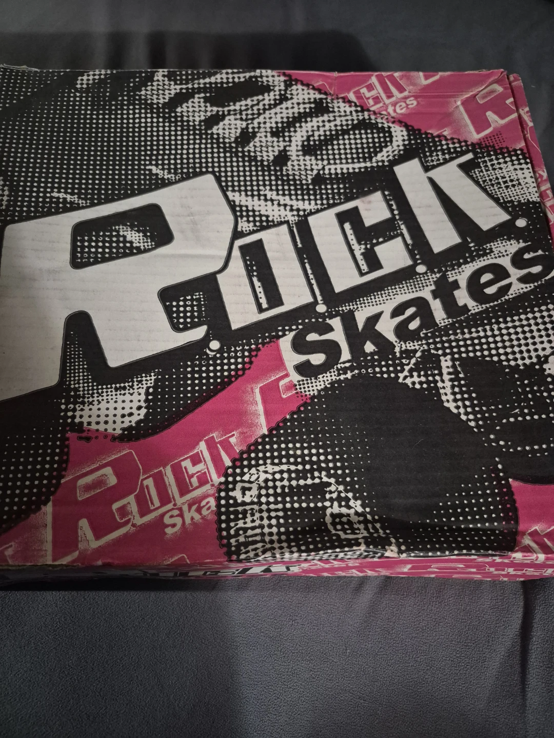 Riedell Black Roller Skates with Wheels
