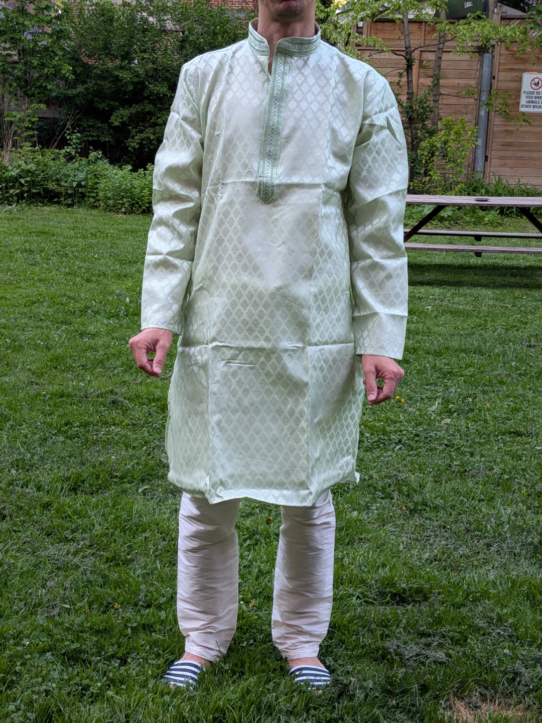 Light Green Kurta Pajama Set
