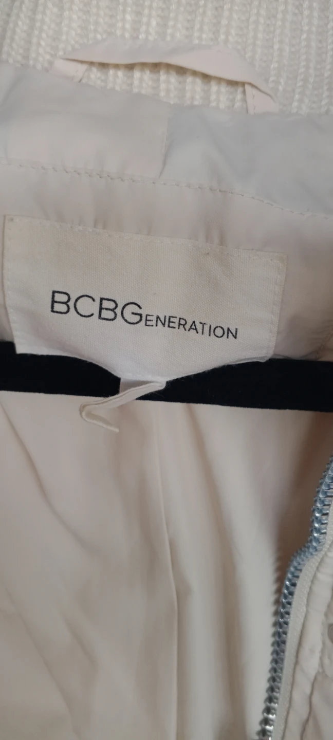 BCBG Generation Cream Puffer Coat with Hood - photo 2