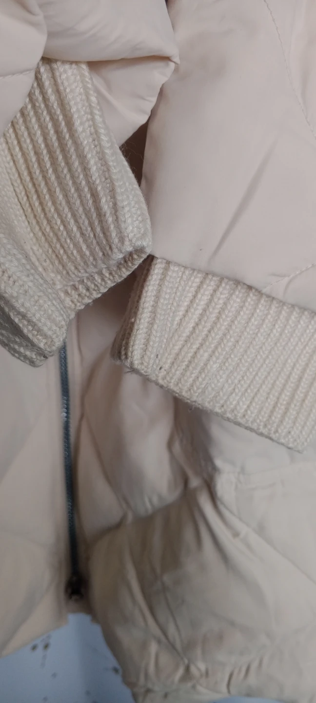 BCBG Generation Cream Puffer Coat with Hood - photo 3