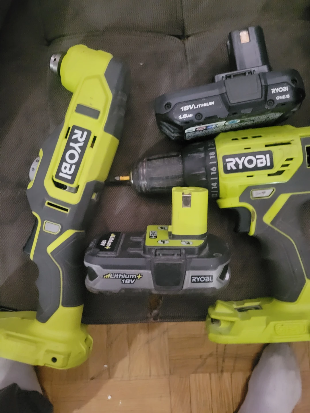 Ryobi 18V Lithium+ Drill Batteries & Tools