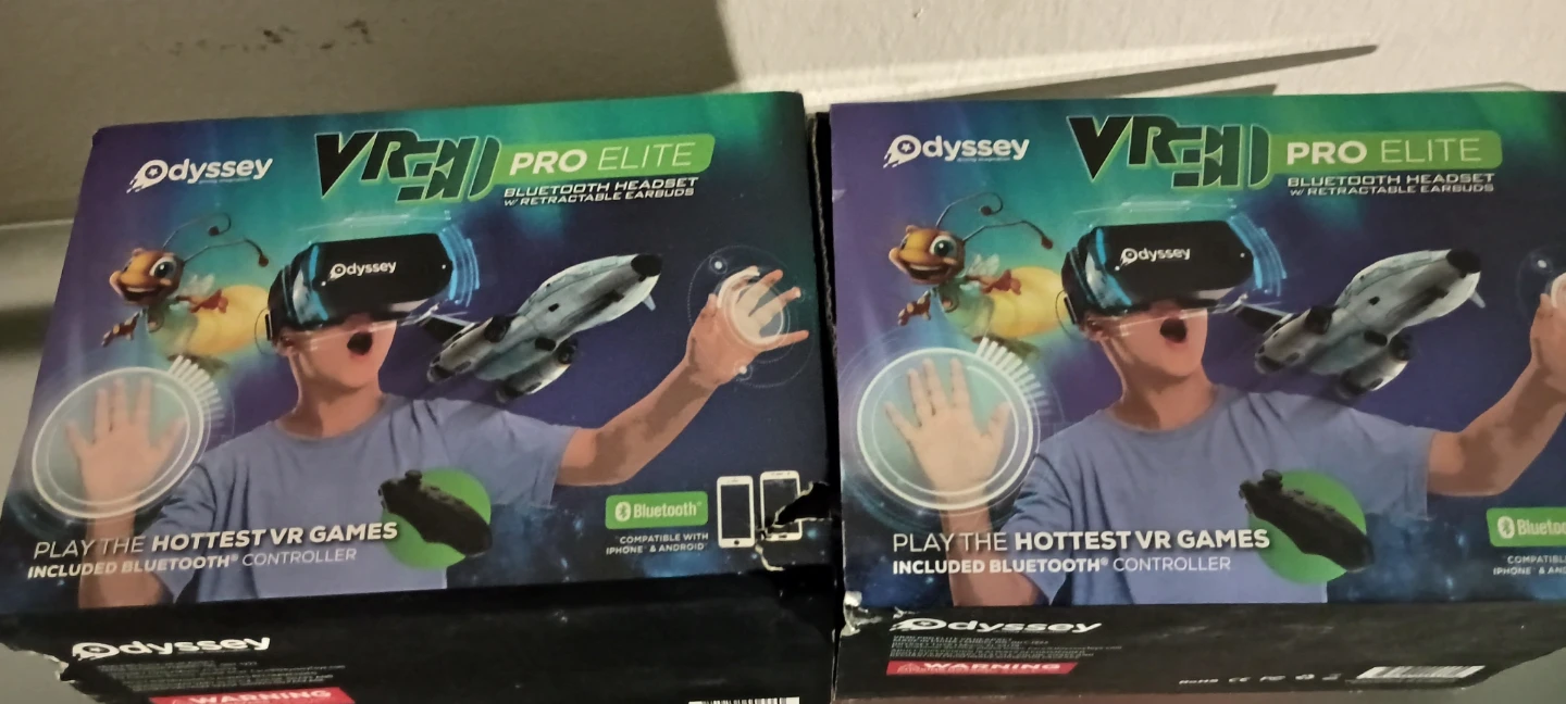 Odyssey VR PRO ELITE Bluetooth Headset bundle