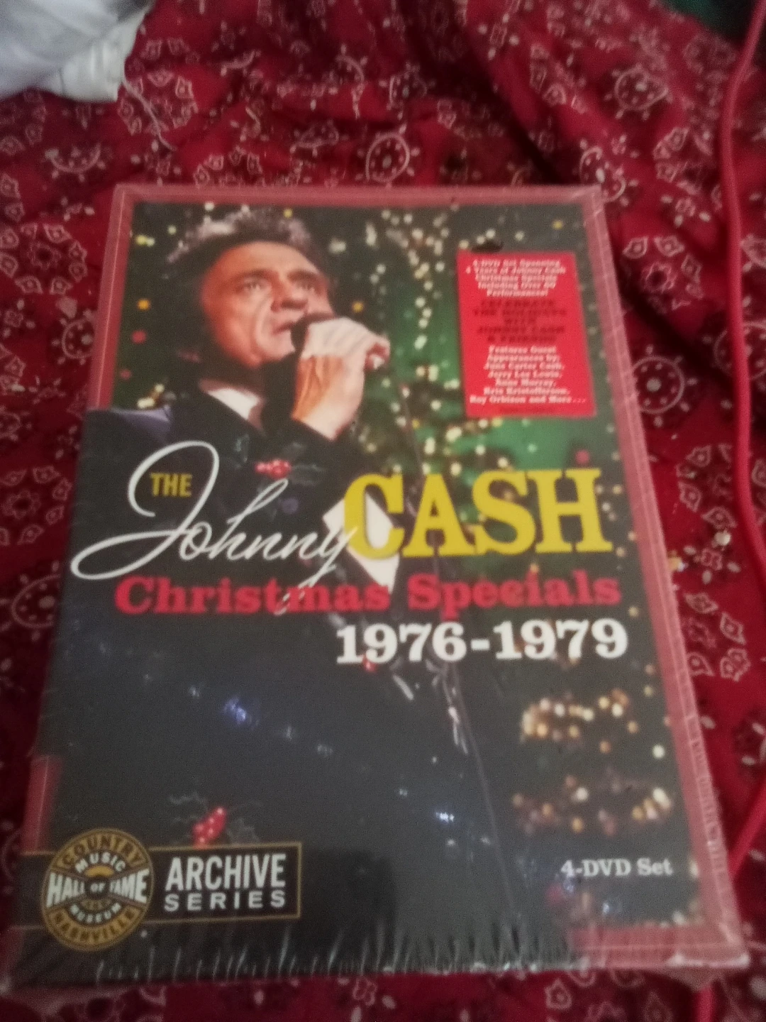 The Johnny Cash Christmas Specials 1976-1979 4-DVD Set
