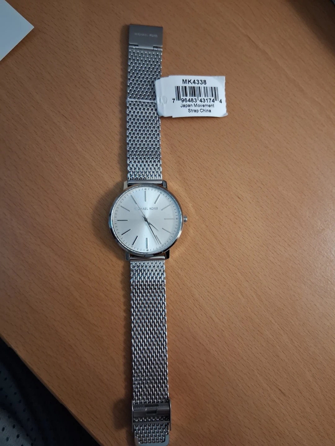 Michael Kors MK4338 Silver Stainless Steel Mesh Watch - photo 3