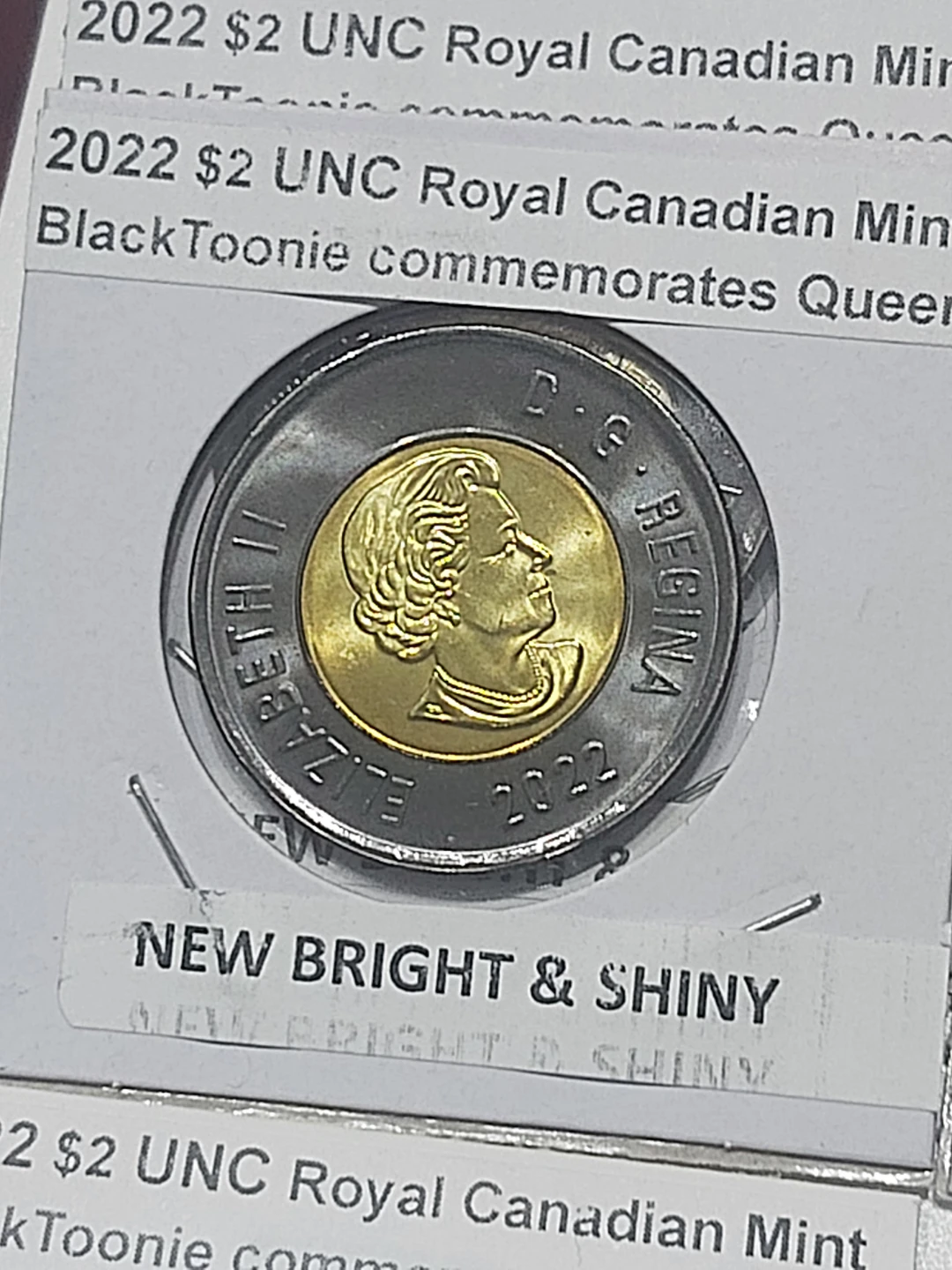 2022 $2 UNC Royal Canadian Mint BlackToonie