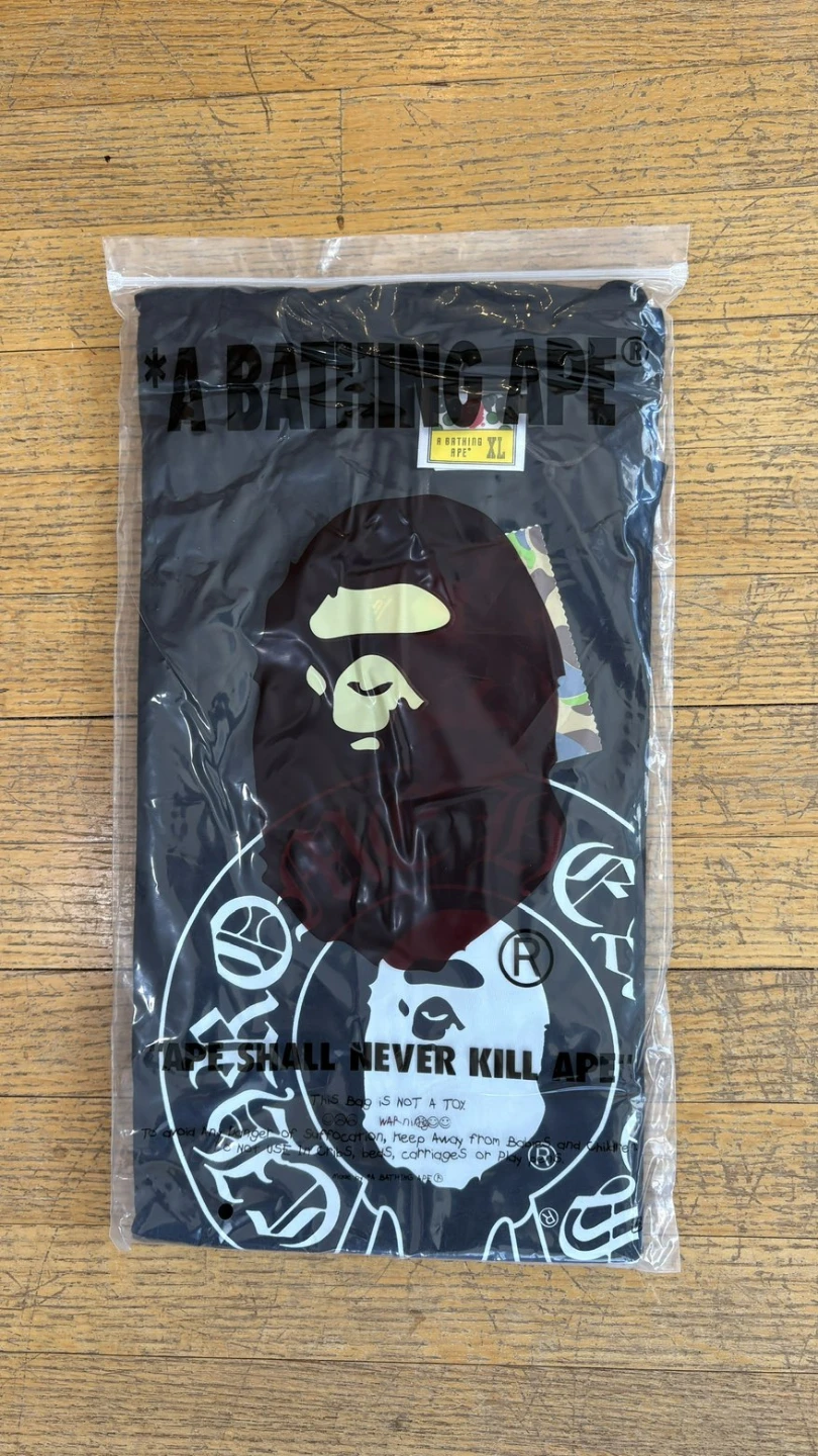 A Bathing Ape x Chrome Hearts T-Shirt Black XL - photo 3