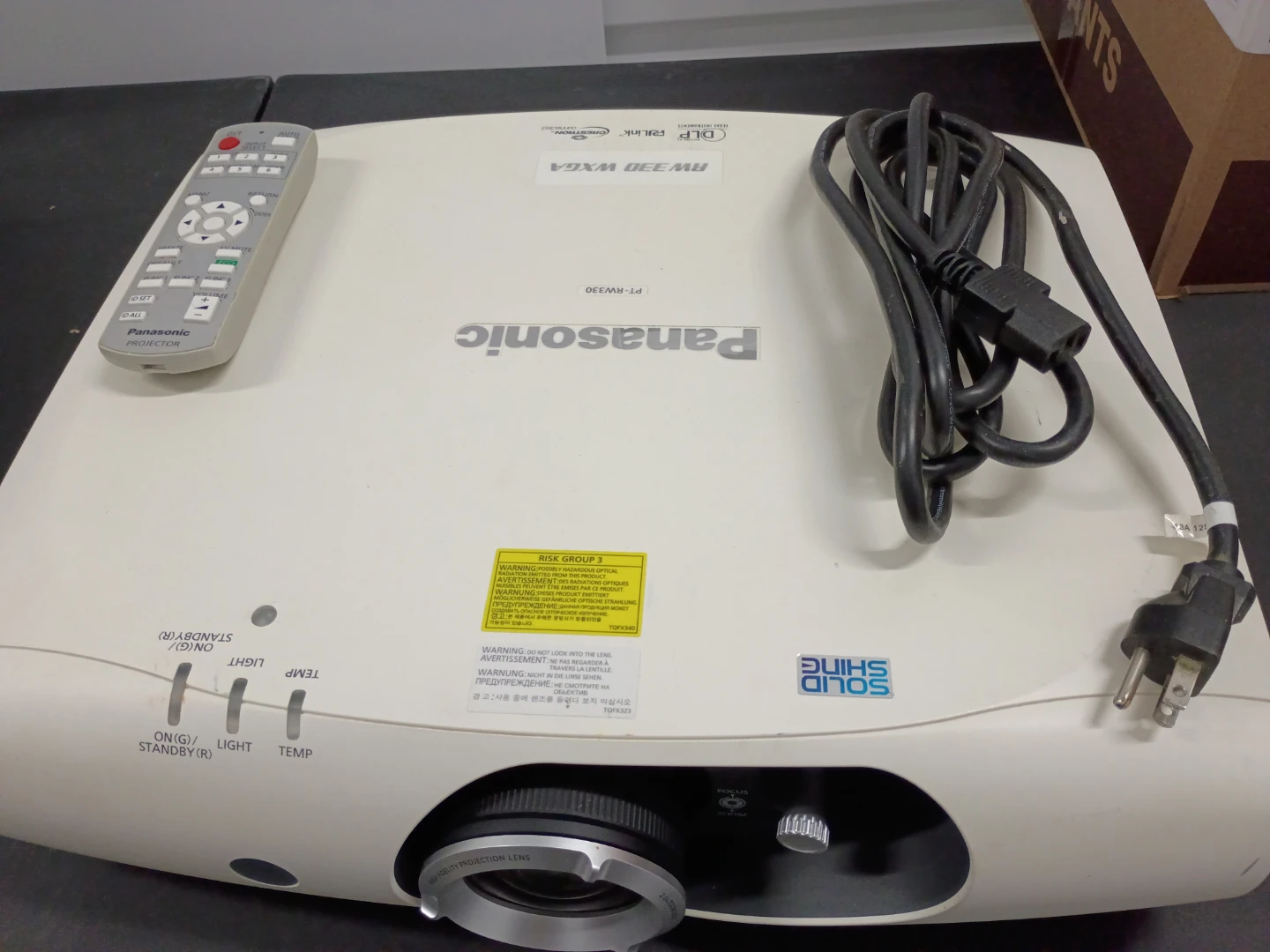 Panasonic PT-RW330 Projector with Remote