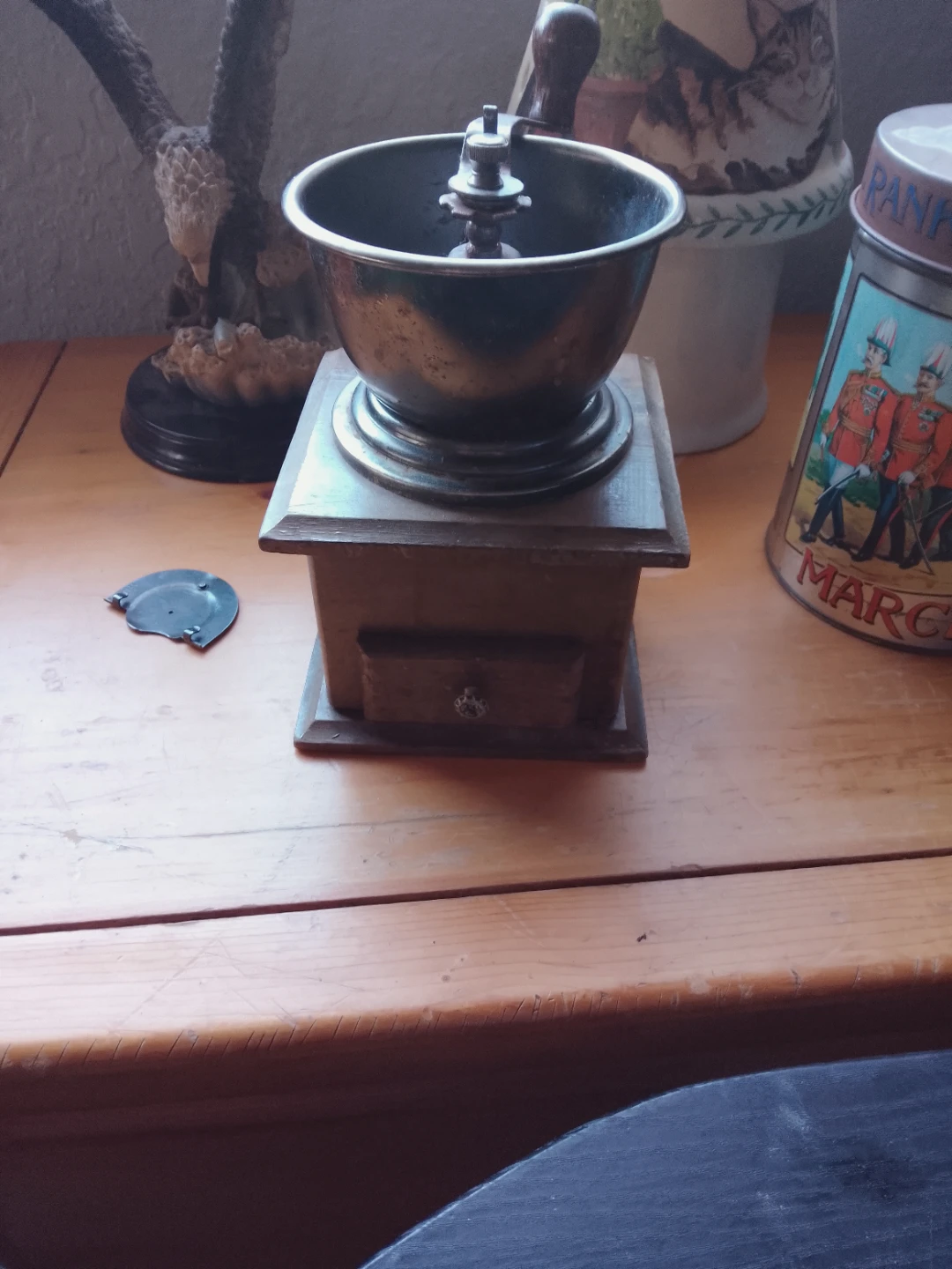 Vintage Wooden Coffee Grinder