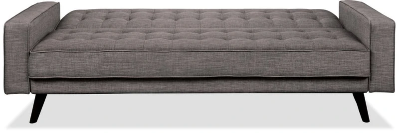 Grey Tufted Sofa Bed - photo 3