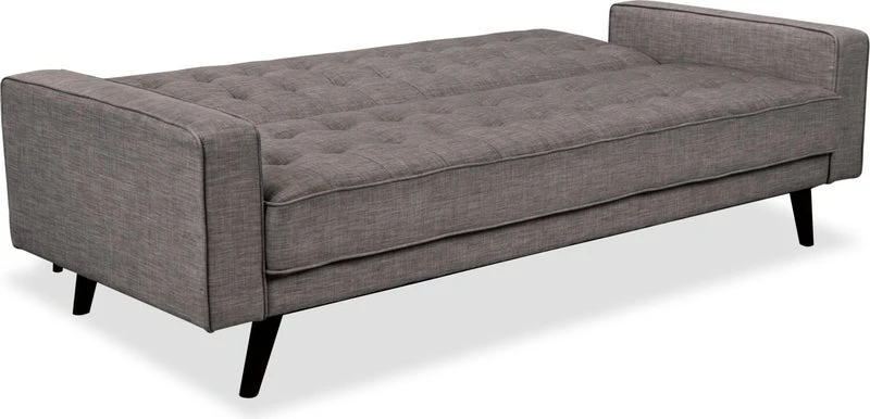 Grey Tufted Sofa Bed - photo 4