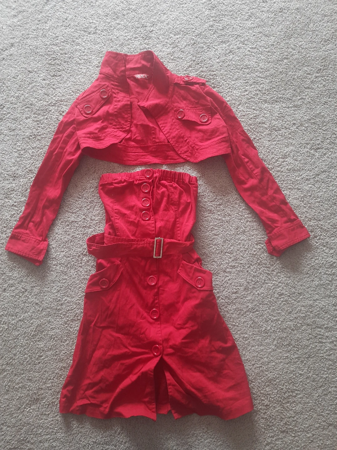 Red Dress and Bolero Set - photo 3
