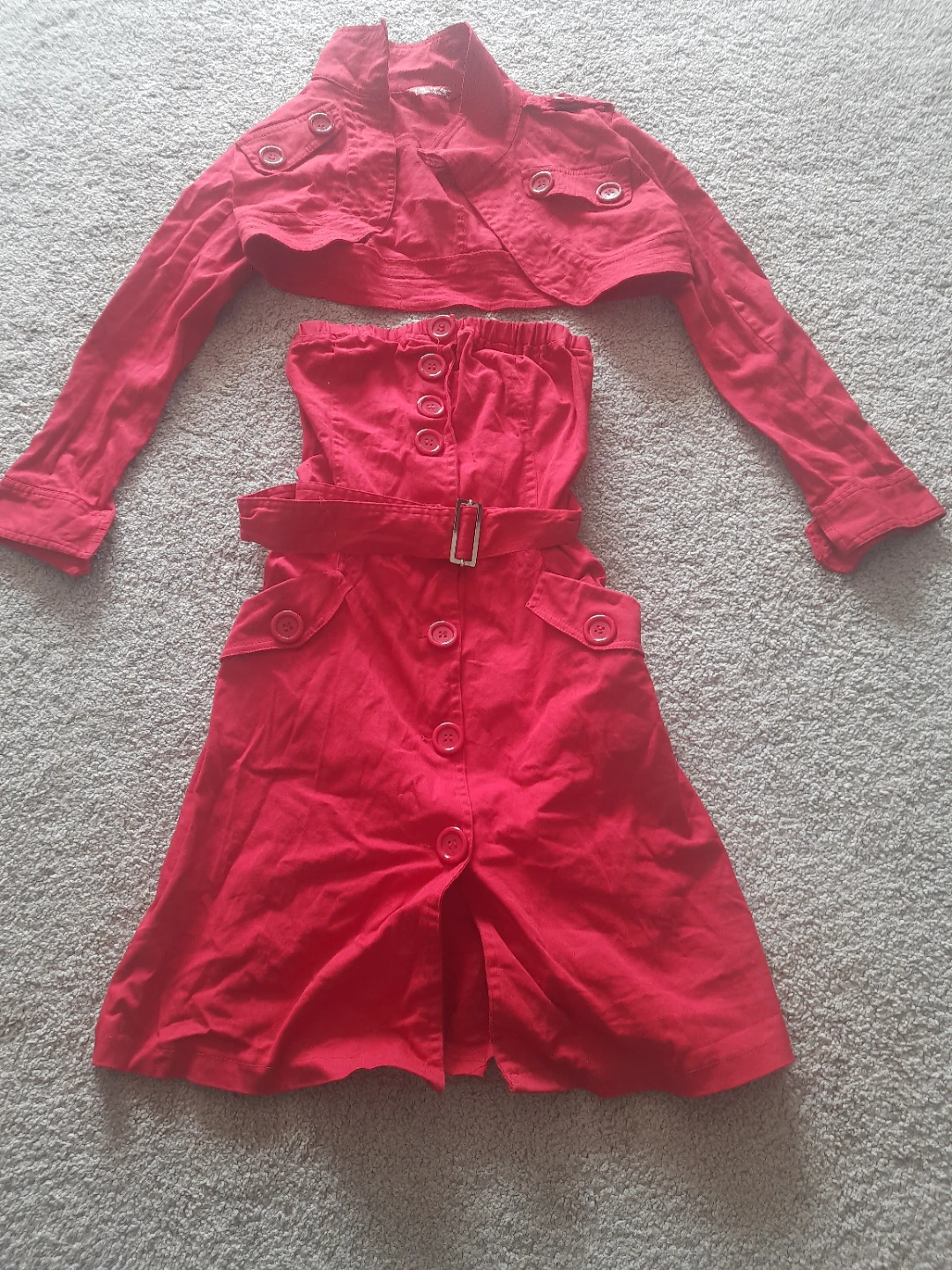 Red Dress and Bolero Set - photo 4