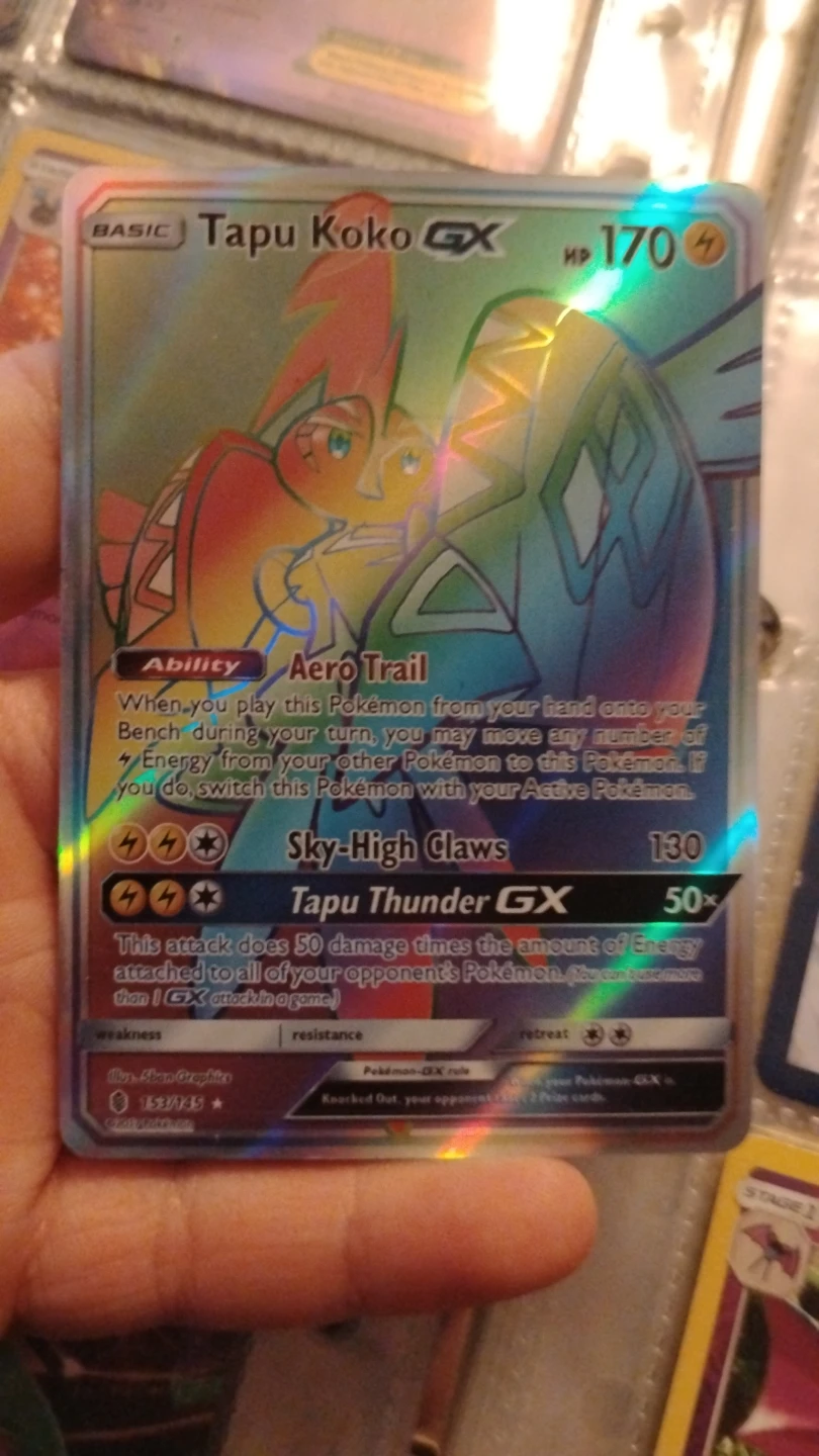 Pokemon Tapu Koko GX Trading Card - photo 2