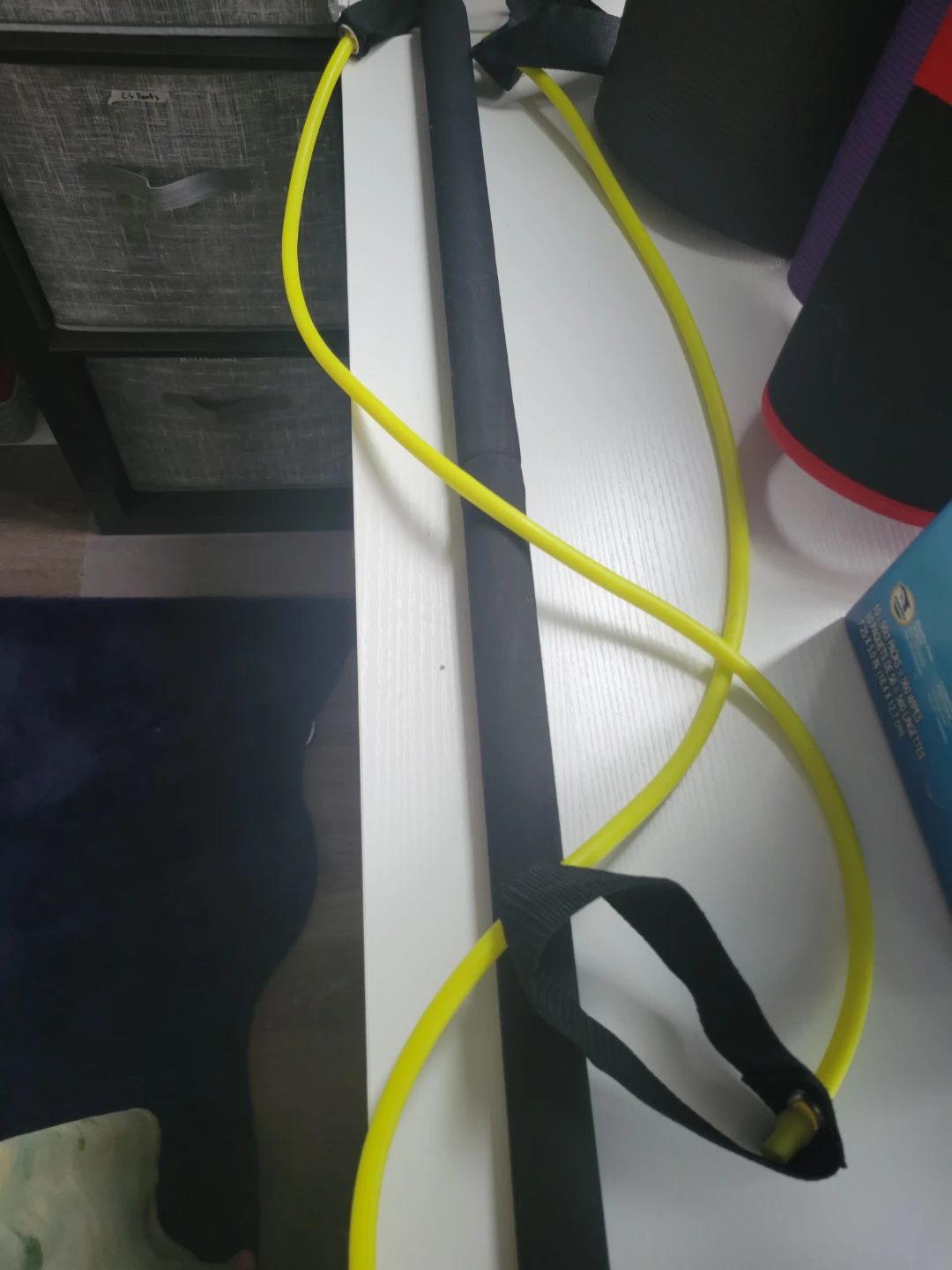 Yellow Resistance Band with Handles