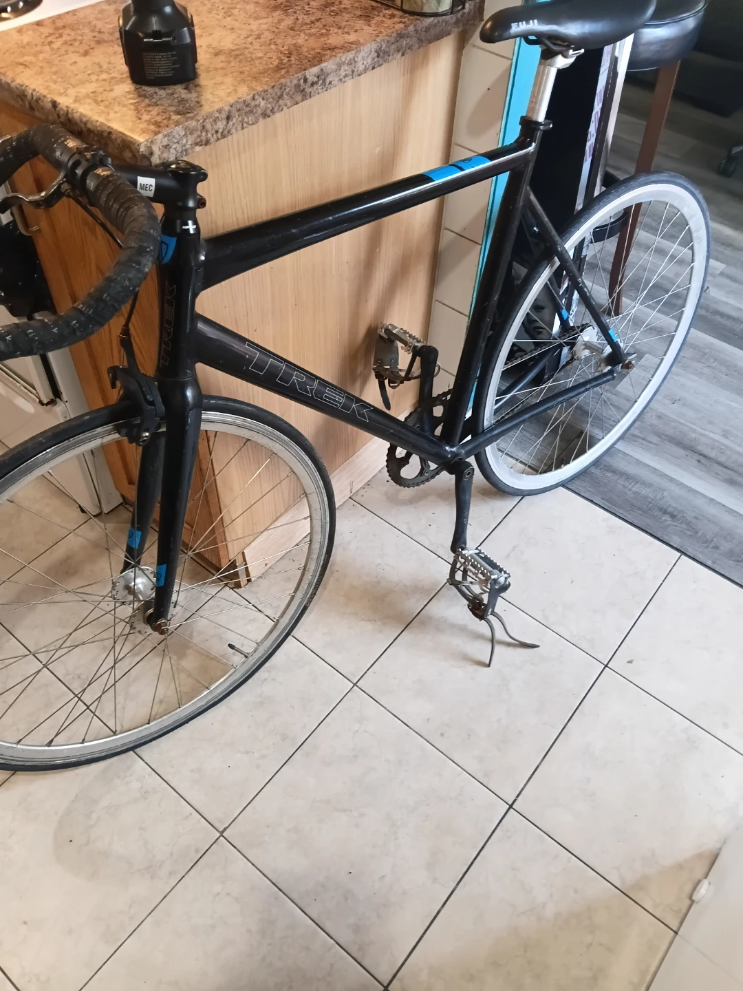 Trek Black Single Speed Bike