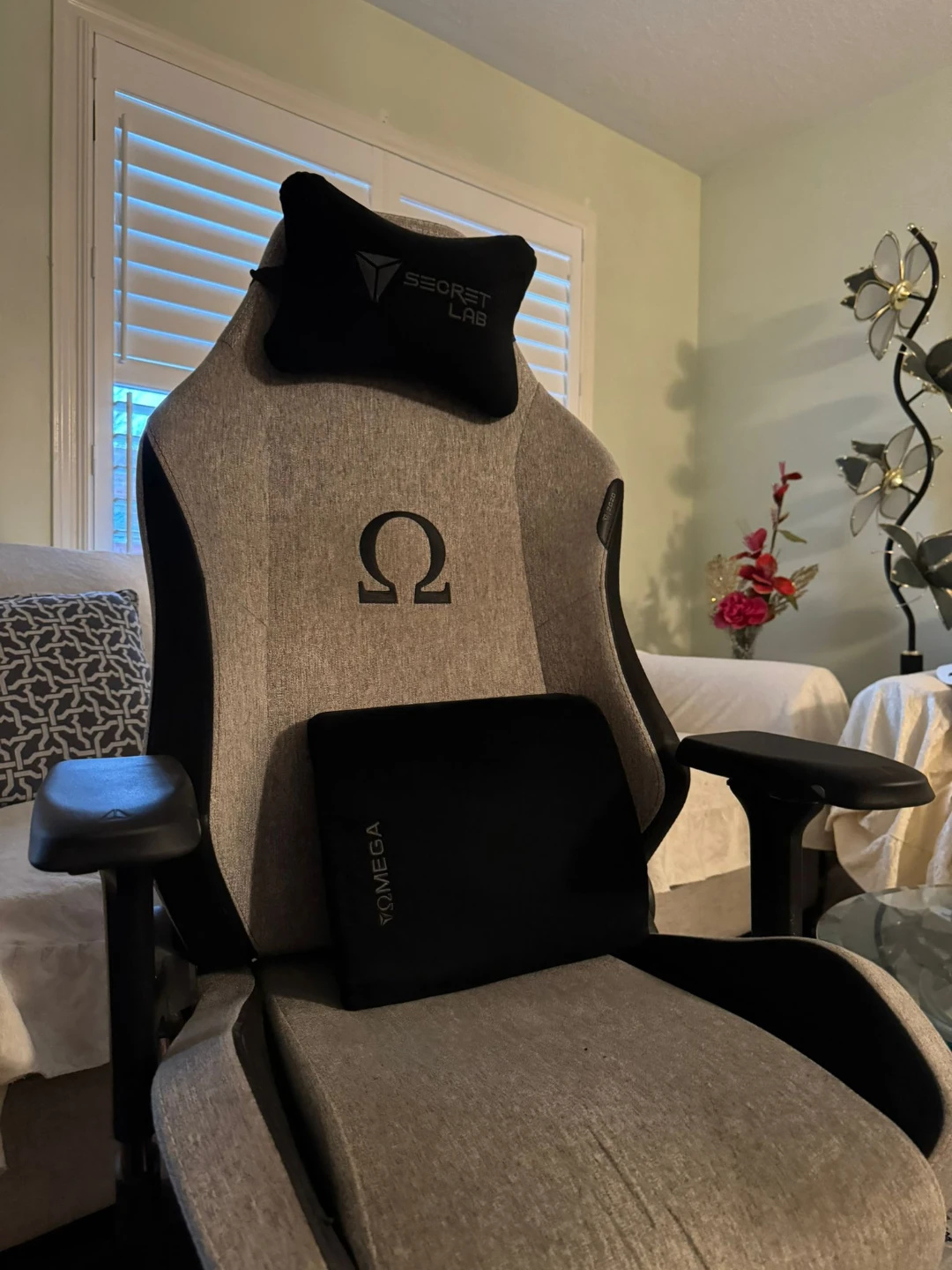 Secretlab Omega Series Gaming Chair - Grey Fabric small size