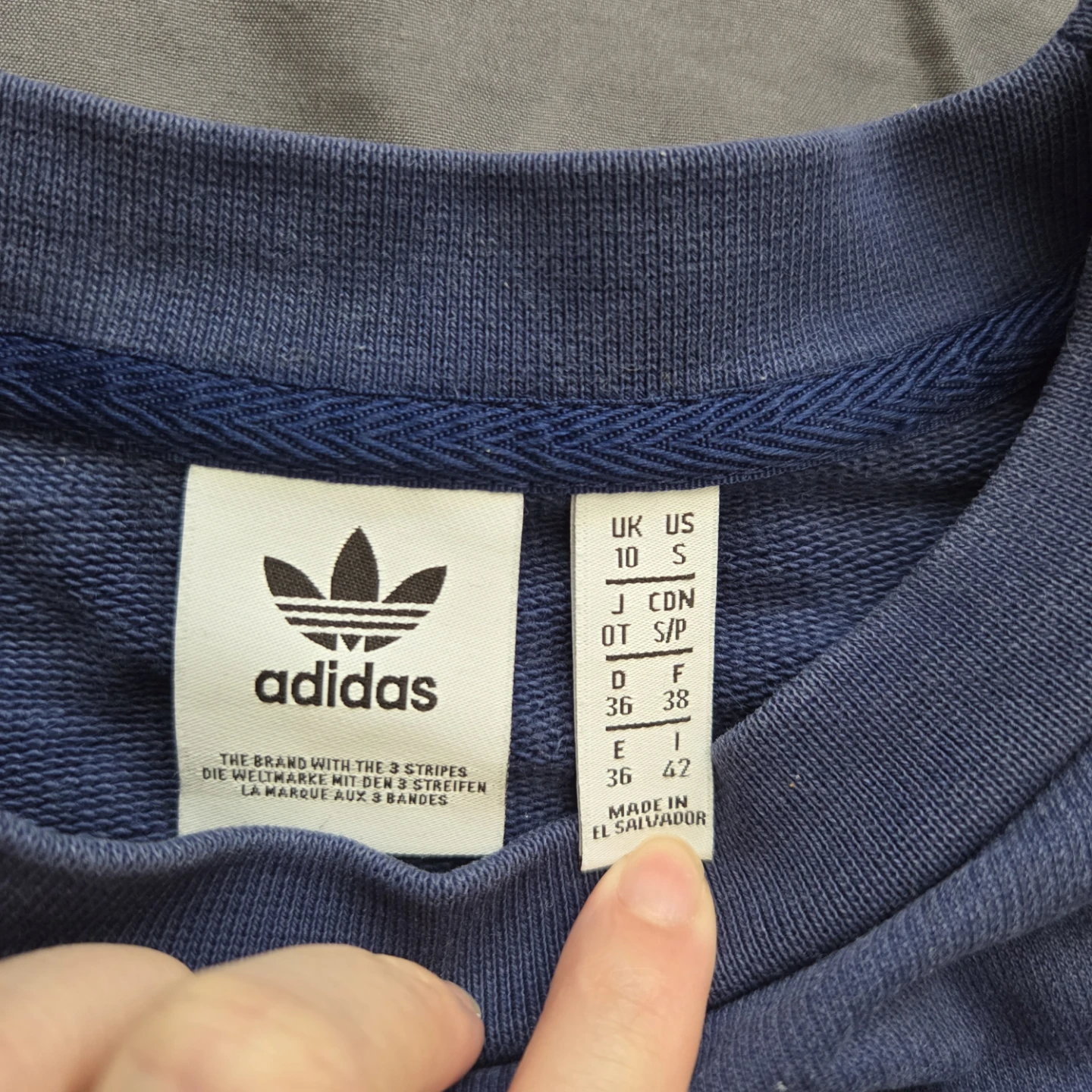 Women's Adidas Trefoil Logo Crewneck Sweatshirt - photo 2