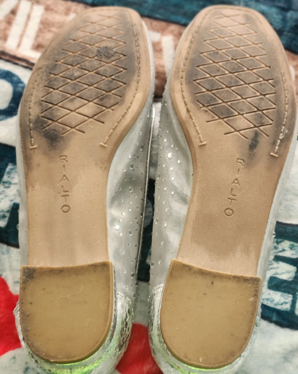 Rialto Silver Embellished Ballet Flats - photo 4
