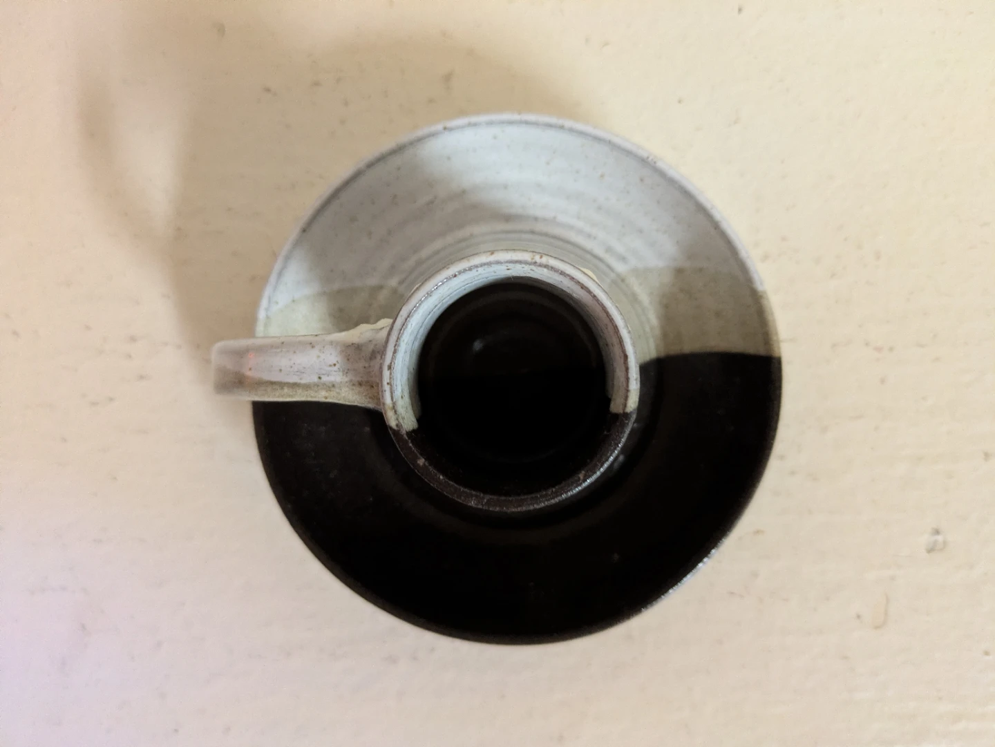 Ceramic Candlestick Holder with Handle - photo 2