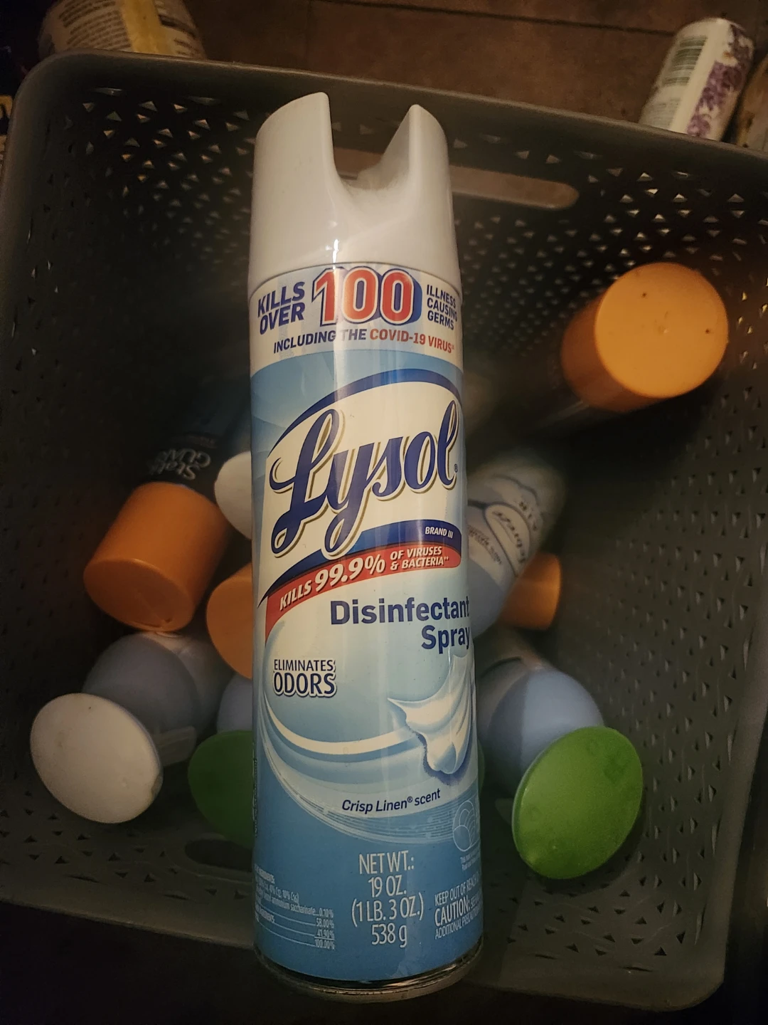 Lysol Disinfectant Spray - Crisp Linen Scent - 19 oz