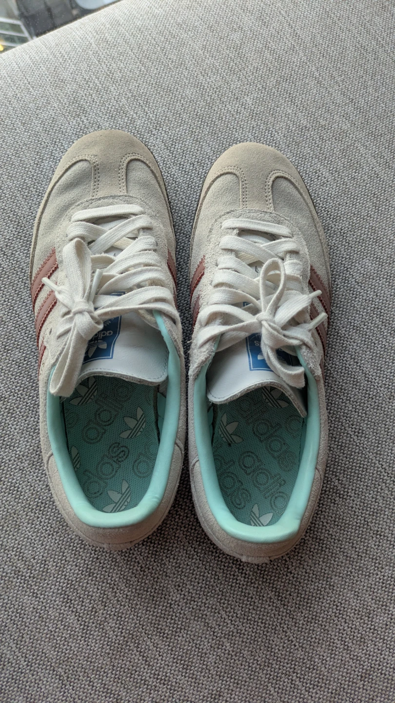Adidas Samba OG Shoes Beige/Pink Size M6 / W7.5 - photo 4