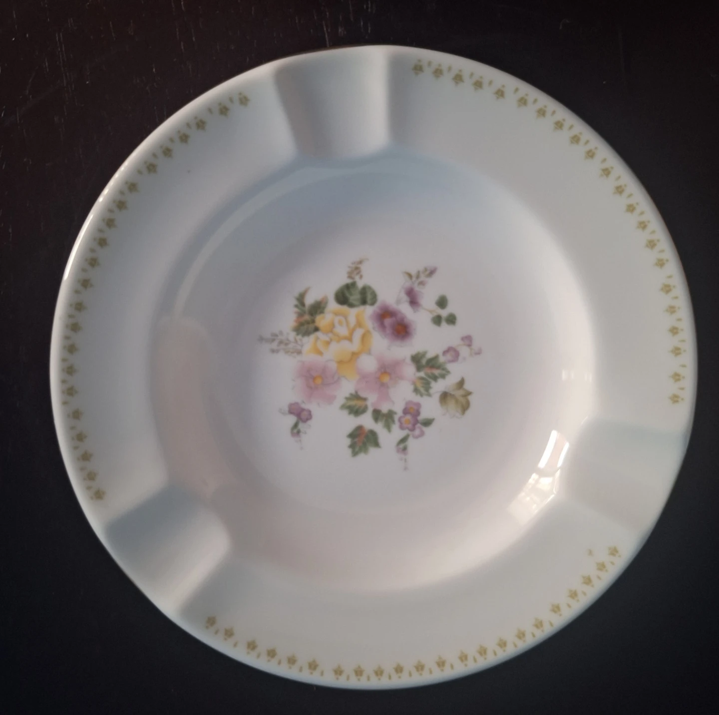 Vintage Wedgwood Mirabelle Bone China Ashtray
