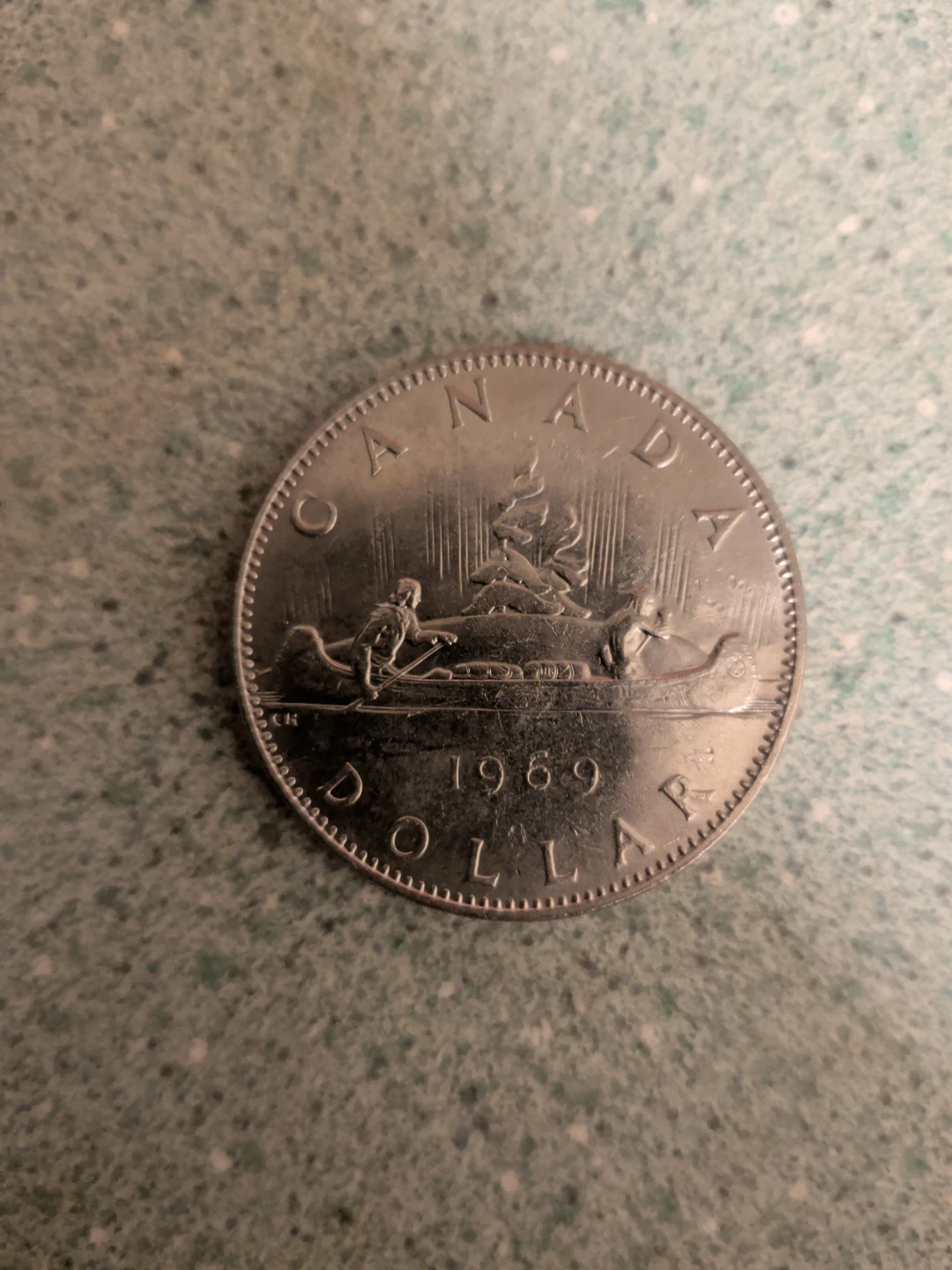 1969 Canadian Dollar Coin