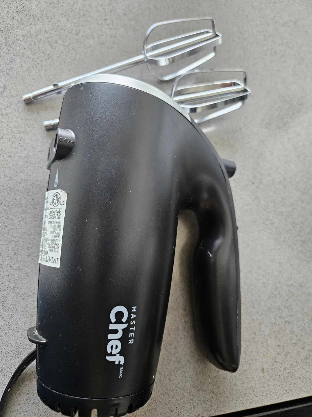 Master Chef Hand Mixer with Beaters
