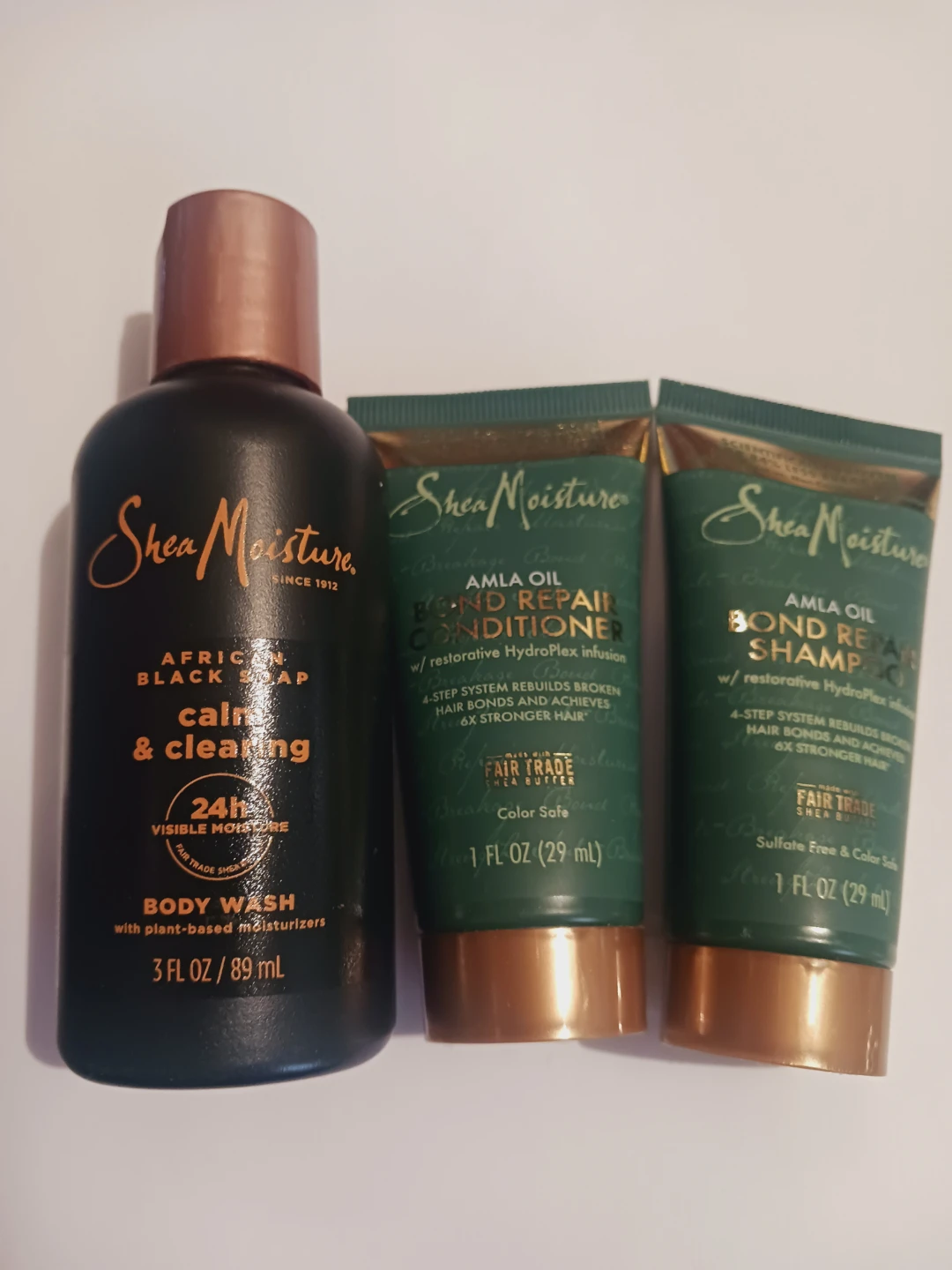 Set of 3 Shea Moisture Body Wash, shampoo & condit. - photo 4