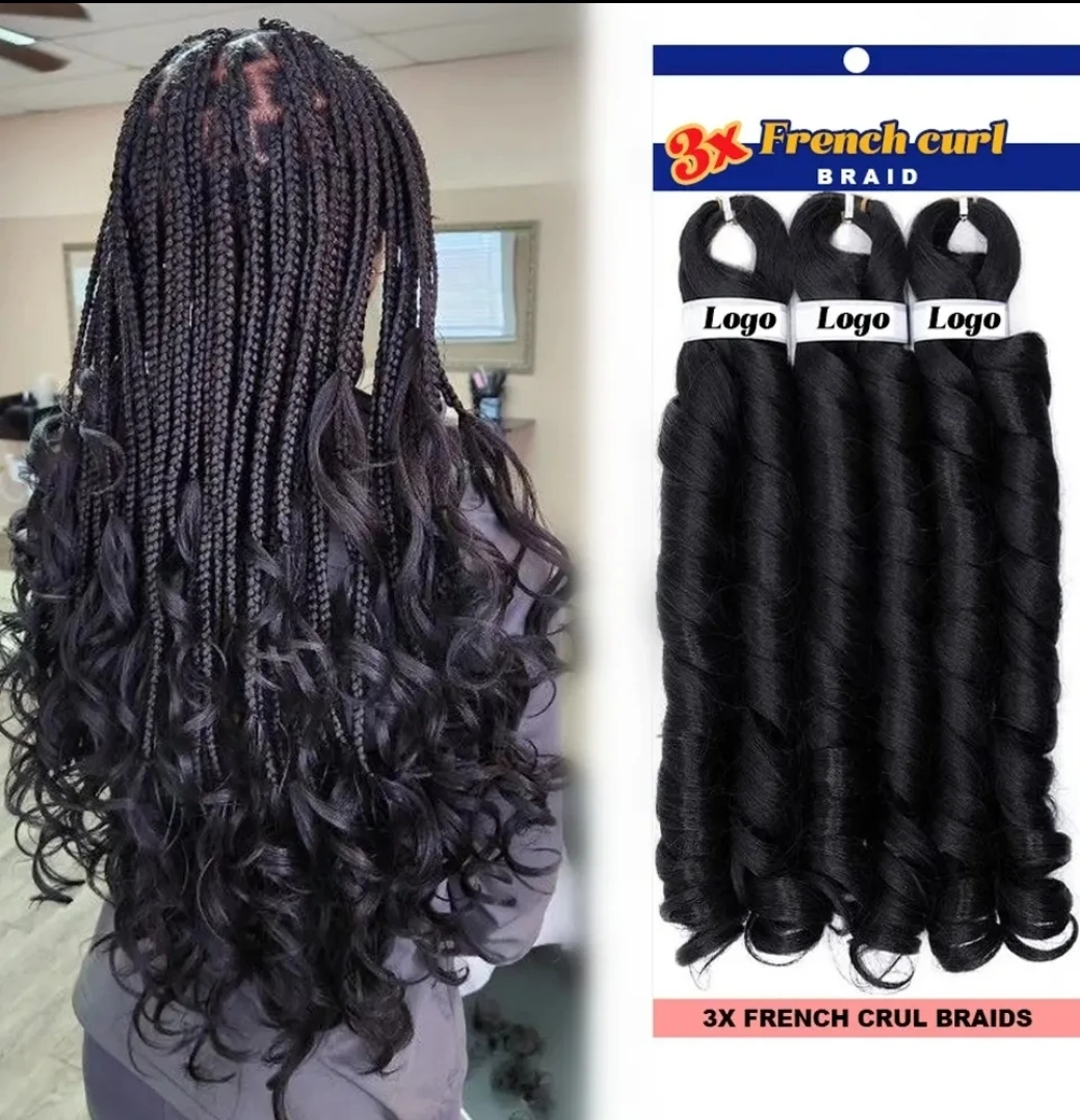 Freetress 3X French Curl Braiding Hair - photo 2