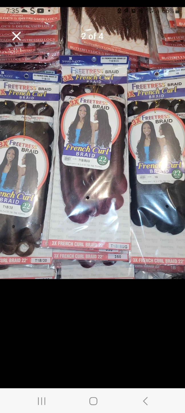 Freetress 3X French Curl Braiding Hair - photo 3