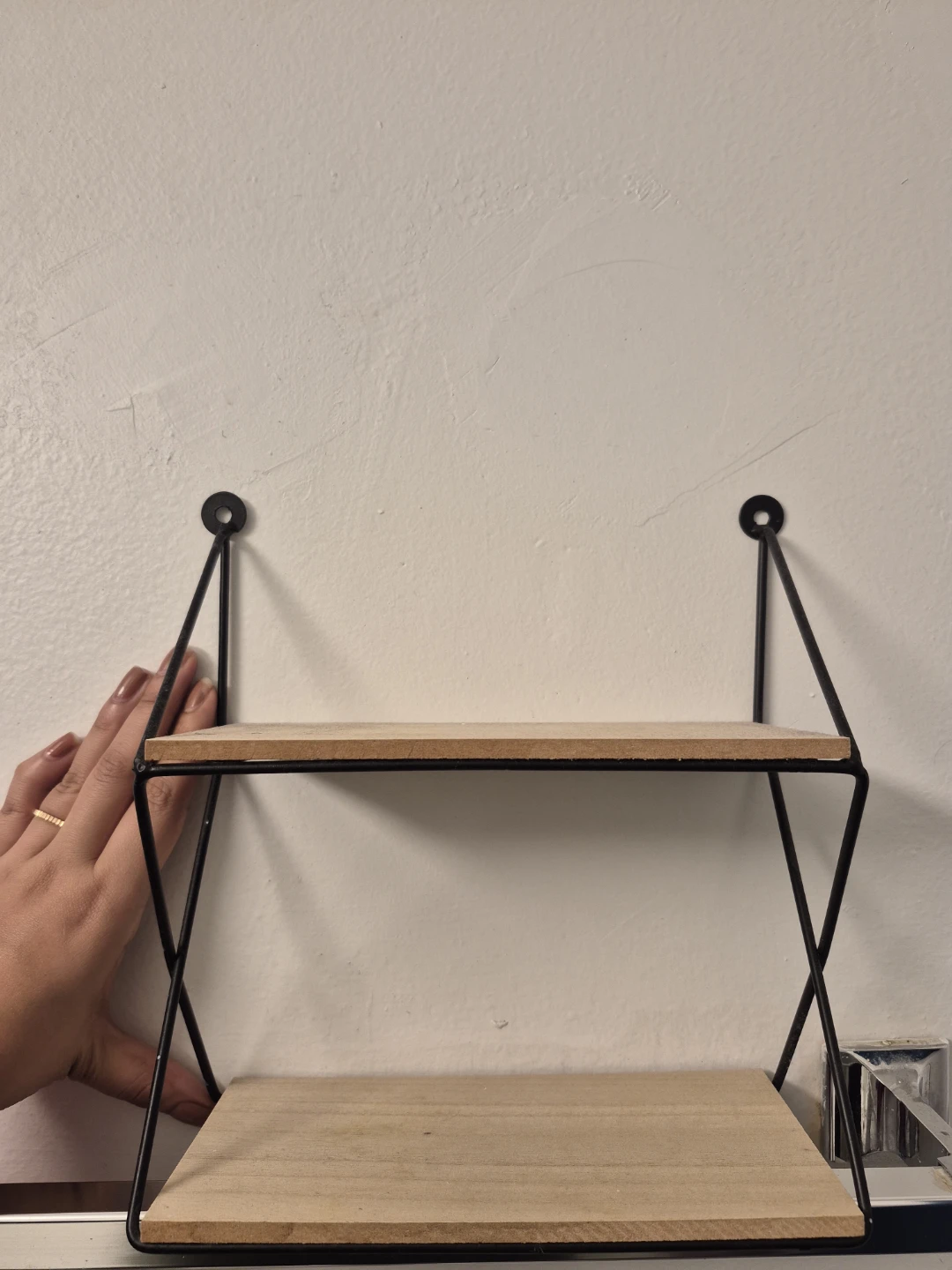 Wall mounted double shelf - photo 3
