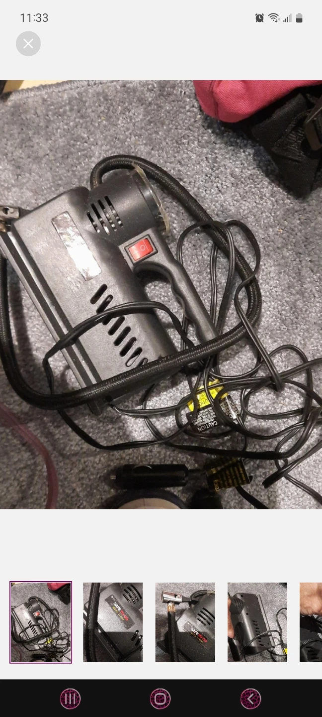 Care tire Air compressor portable 260PSI 12VOLT