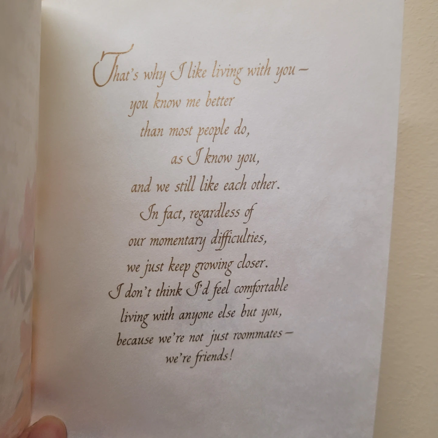 Living Together Friendship Card - photo 2