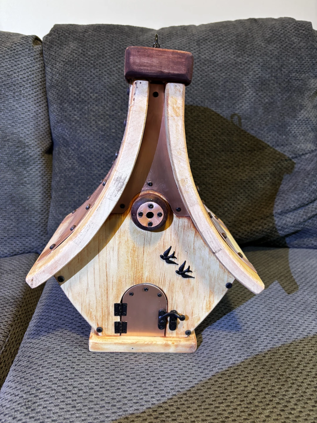 Unique Decorative Birdhouse with Tree Design - photo 4
