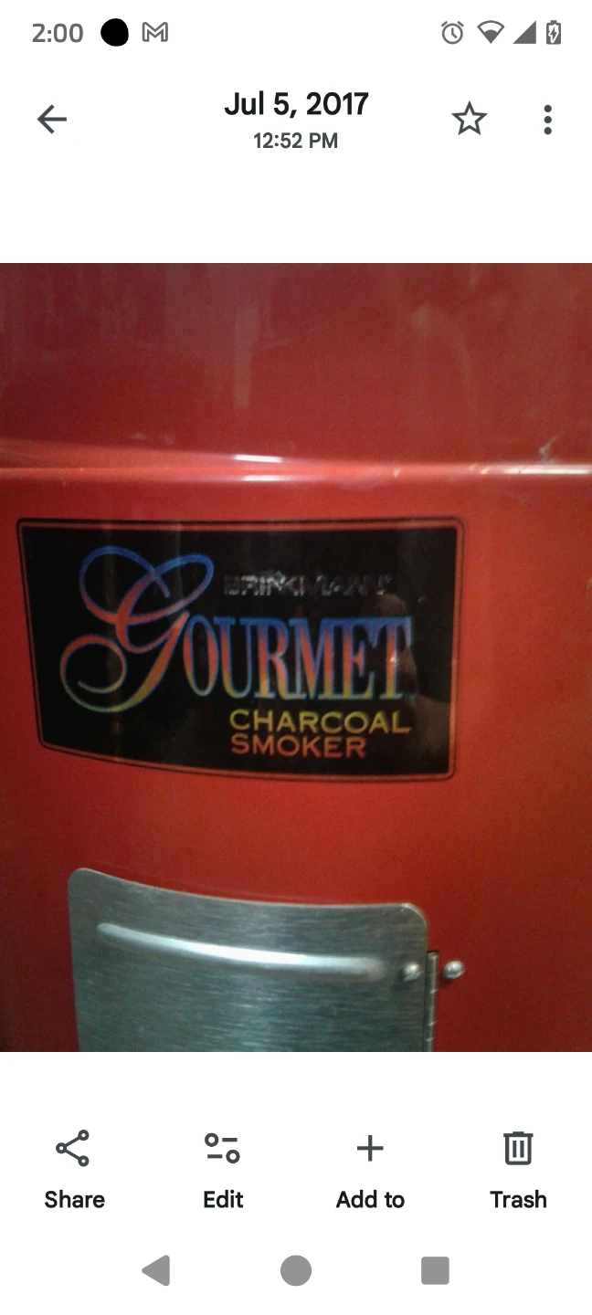 Gourmet Charcoal Smoker