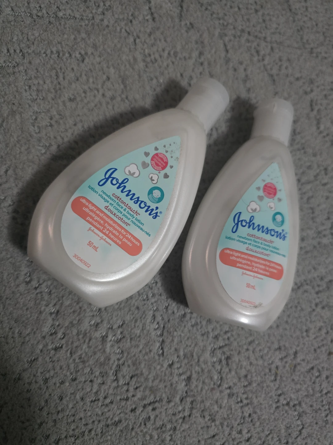 Johnson's Mini  Cotton Touch Baby Lotion - 50ml (2 Pack)